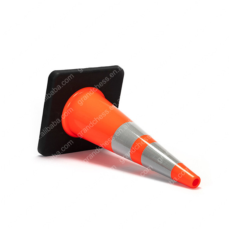 Car Training 70Cm Traffic Cone Pvc Safety Cones