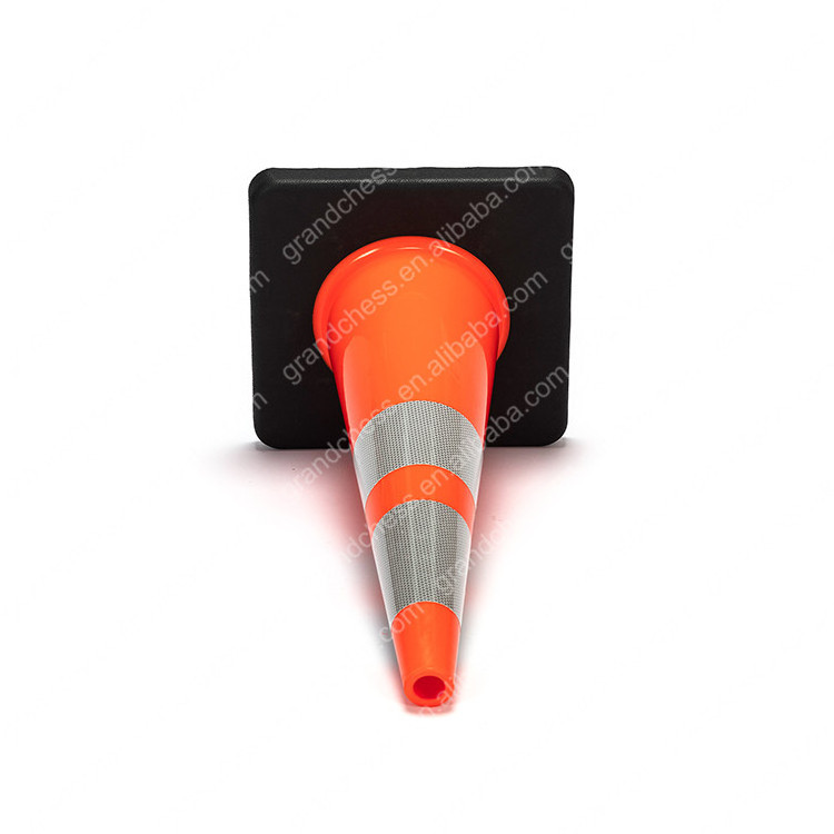 Car Training 70Cm Traffic Cone Pvc Safety Cones