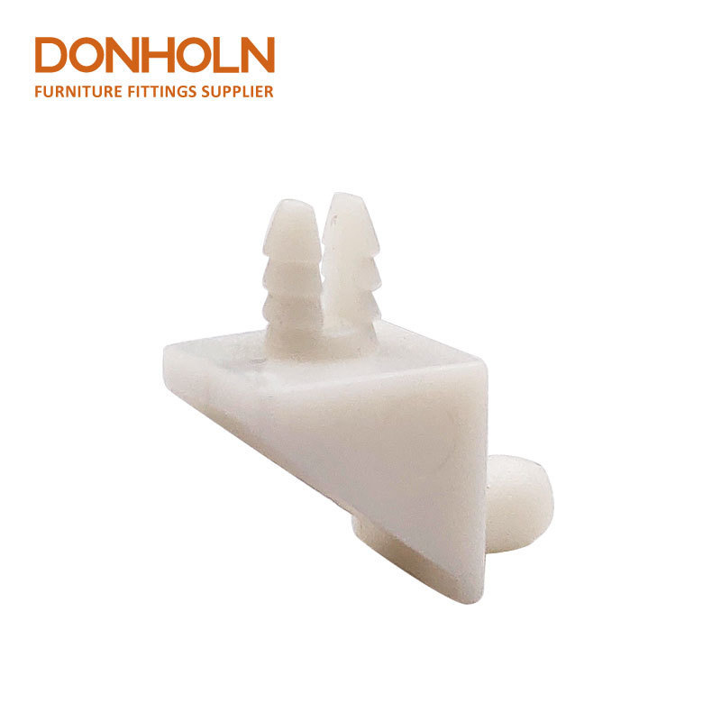 SS5450-15 Wooden Shelf 5mm Furniture Kitchen Concealed Iron Plastic Support Shelf  Pegs for Cabinet