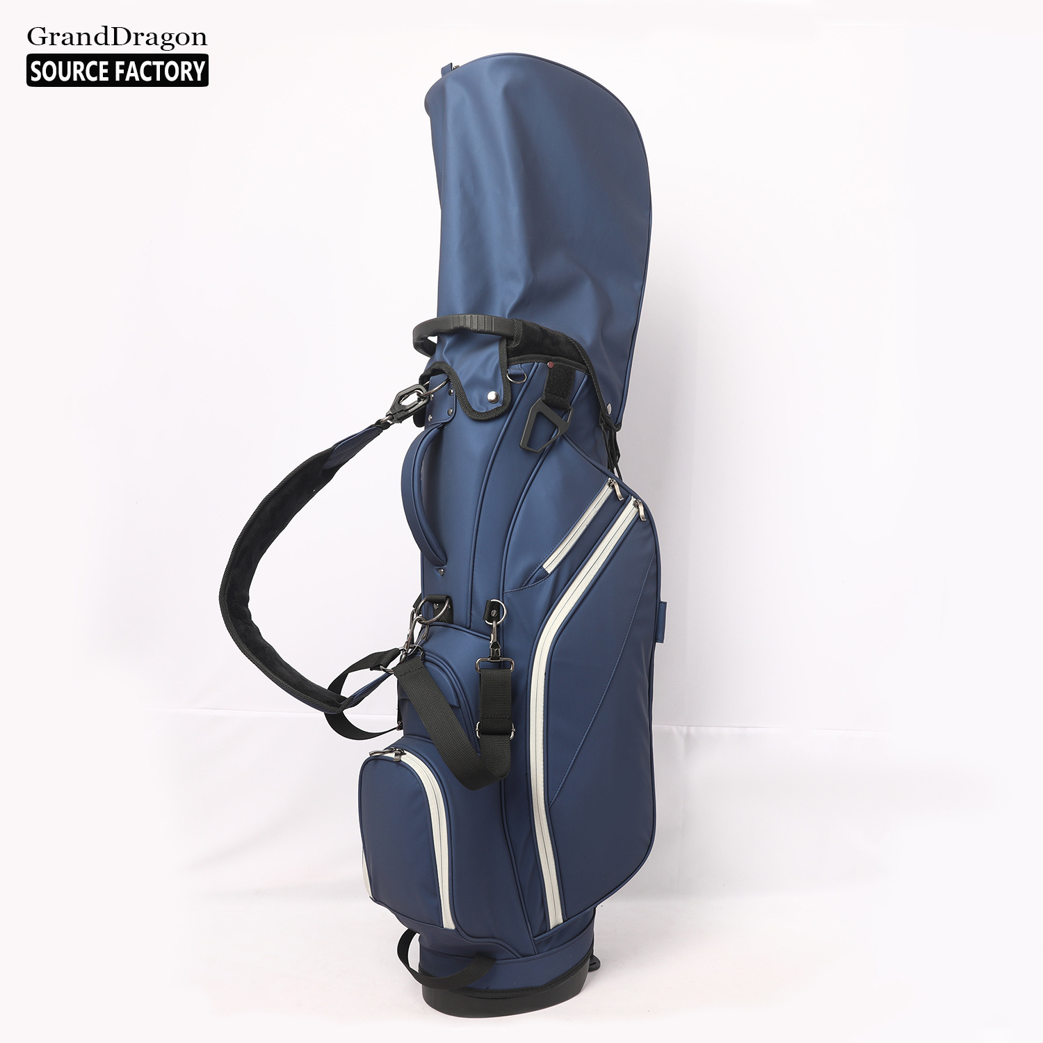 GOLF black blue white  custom leather golf bag lightweight waterproof golf stand bag