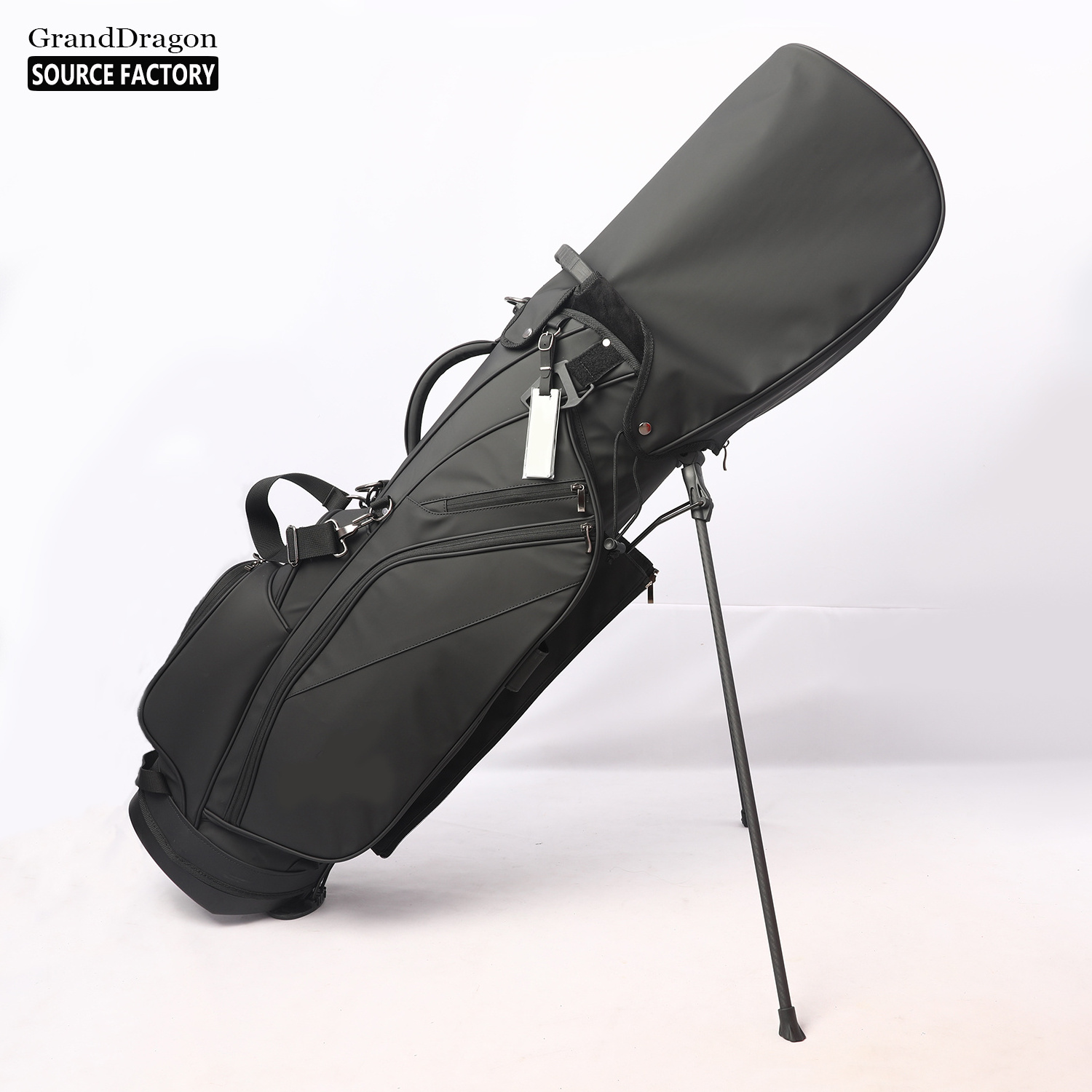 GOLF black blue white  custom leather golf bag lightweight waterproof golf stand bag