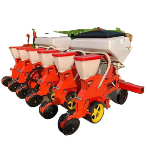 High Quality Suction Type Mini Hand Corn Seeder with Fertilizer Manual Corn Planter for Sale Hanging 4 Rows Rice Planter Machine