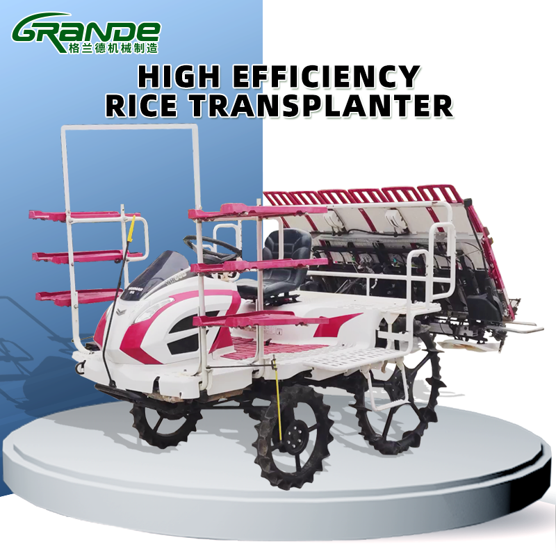 Used Ride on High Speed 6 Rows Rice Transplanter Rice Planter