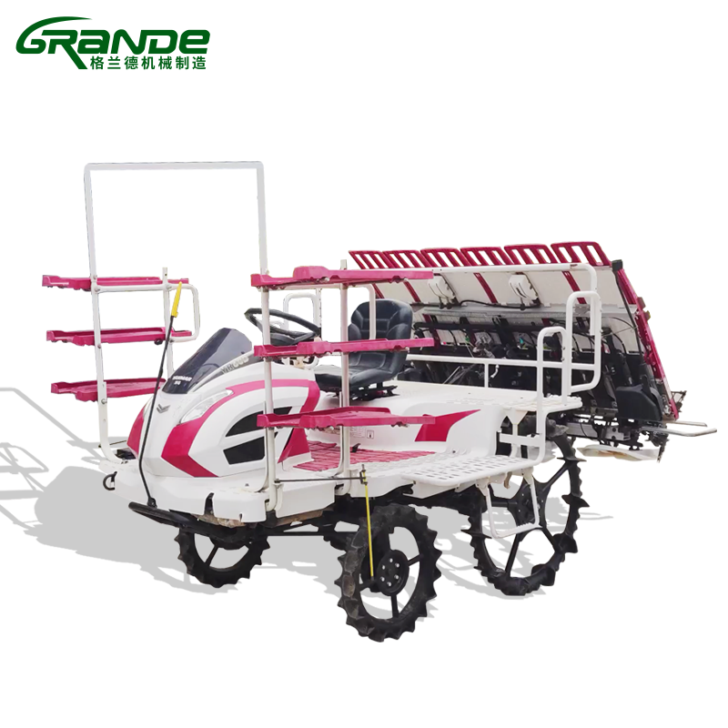 Used Ride on High Speed 6 Rows Rice Transplanter Rice Planter