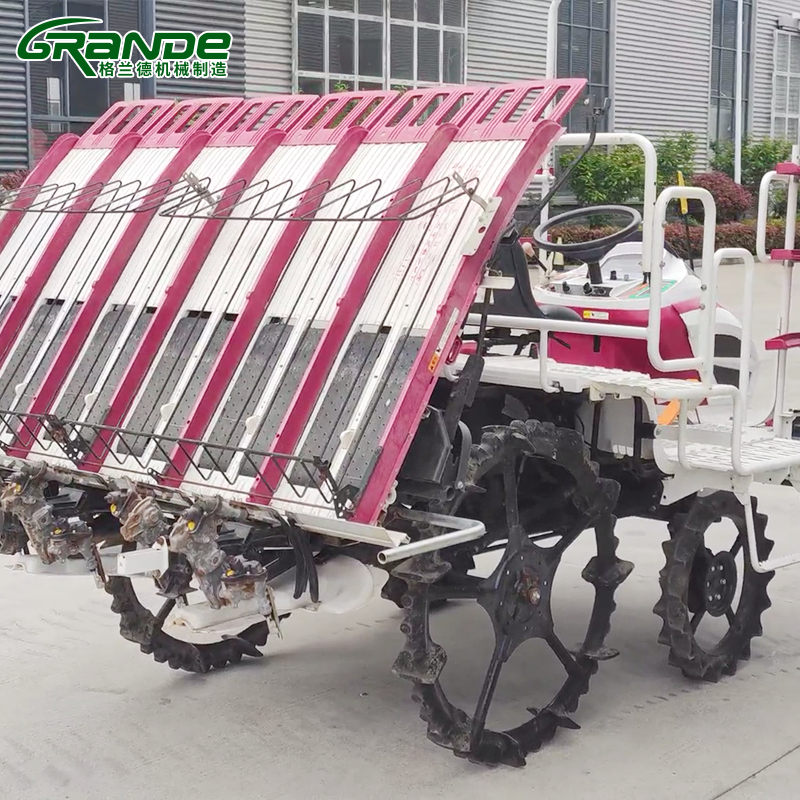 Used Ride on High Speed 6 Rows Rice Transplanter Rice Planter