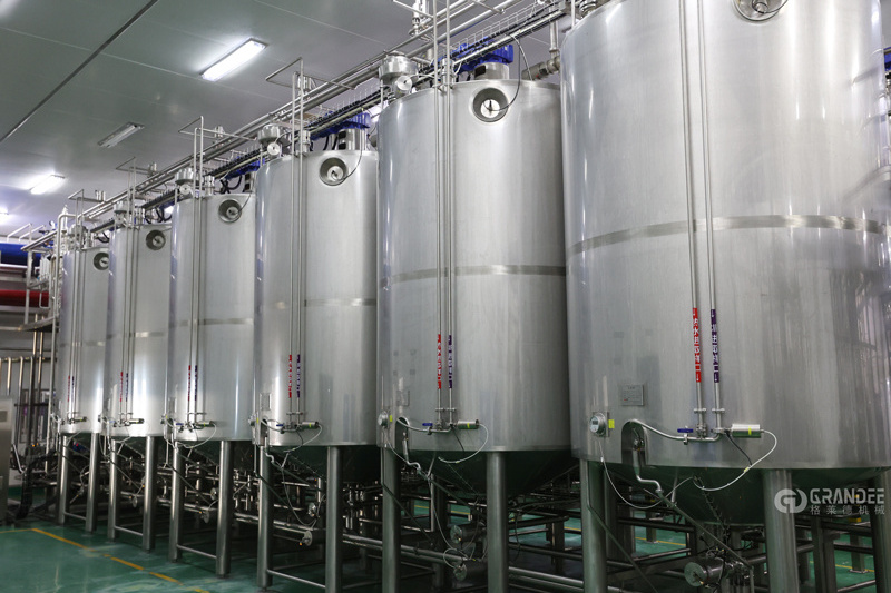 Automatic Dairy Yogurt Process Equipment Oat Milk Mixing Machine Production Line