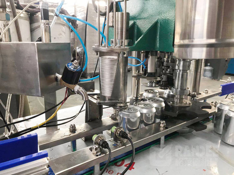 Automatic Aluminum Tin Can Beer Filling Machine Carbonated Energy Drink Filling Making Machine