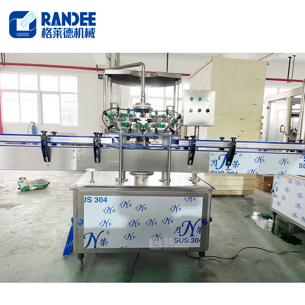 Automatic linear type 1000BPH plastic bottle pure water filling machine/capping machine