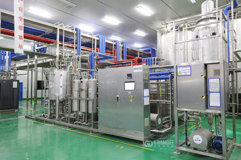 Automatic Dairy Yogurt Process Equipment Oat Milk Mixing Machine Production Line