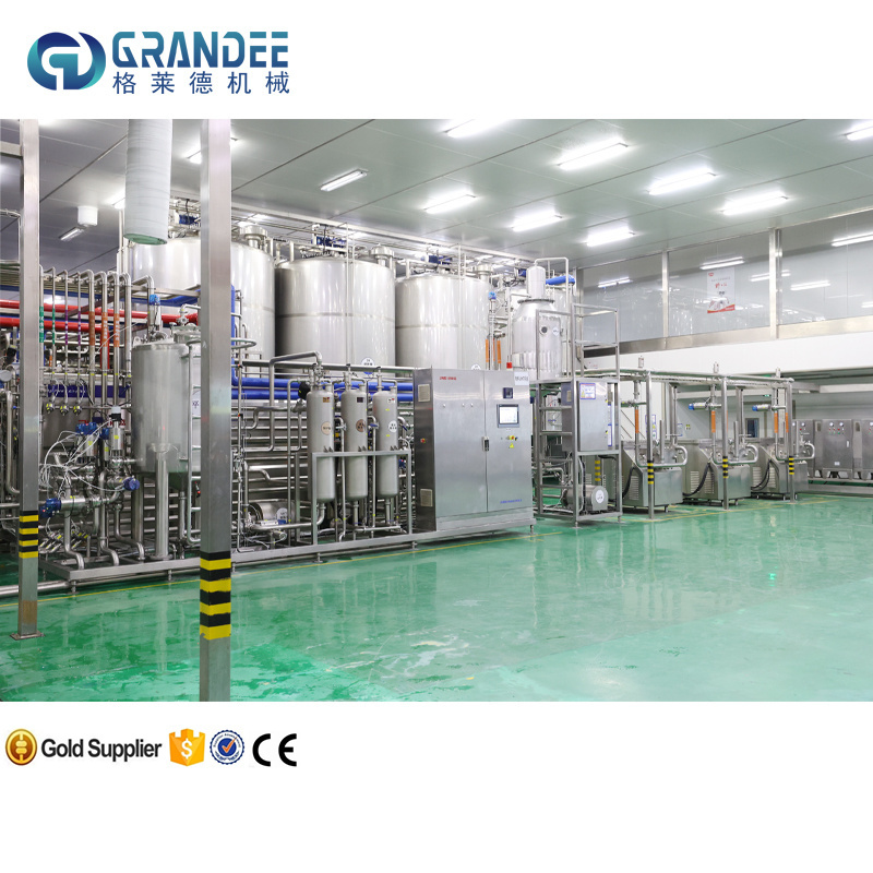 Automatic Dairy Yogurt Process Equipment Oat Milk Mixing Machine Production Line