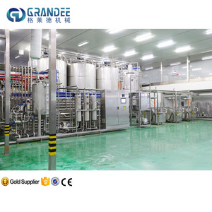 Automatic Dairy Yogurt Process Equipment Oat Milk Mixing Machine Production Line