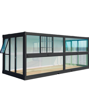 Prefab Modular Homes folding container home for single bed fast assemble container house factory provide Mobile Office