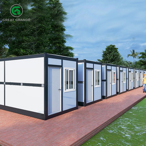 Movable Foldable Container Home Prefab Living House Snow Proof Safety Living Room for Living Office Mini Mobile Homes Container