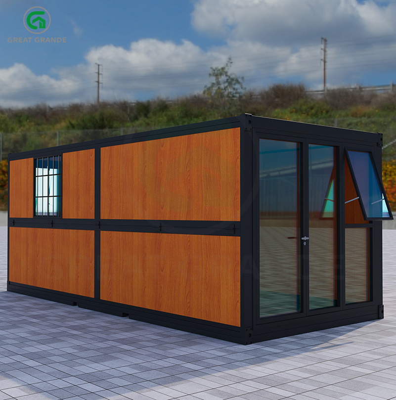 Prefab Modular Homes folding container home for single bed fast assemble container house factory provide Mobile Office