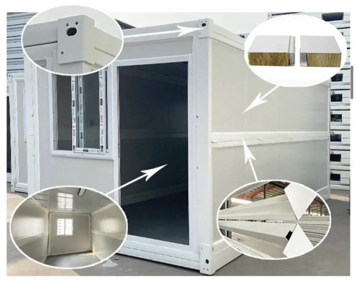 Movable Foldable Container Home Prefab Living House Snow Proof Safety Living Room for Living Office Mini Mobile Homes Container