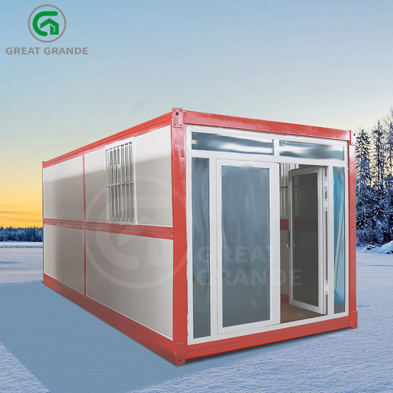 emergency shelter Prefab Modular Homes folding container home for single bed fast assemble foldable house factory price