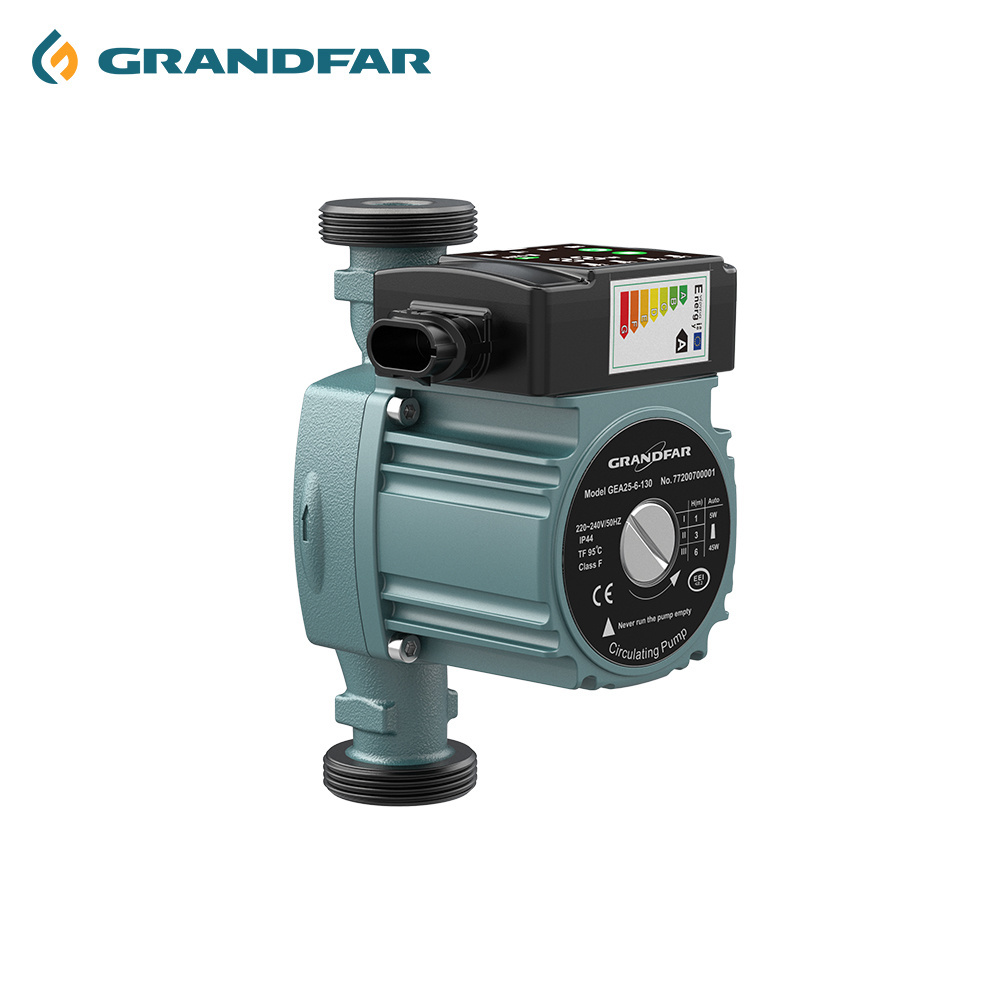 Grandfar GEA OEM/ODM bomba eletrica Intelligent circulator water pumps low energy magnetic frequency controlled circulation pump