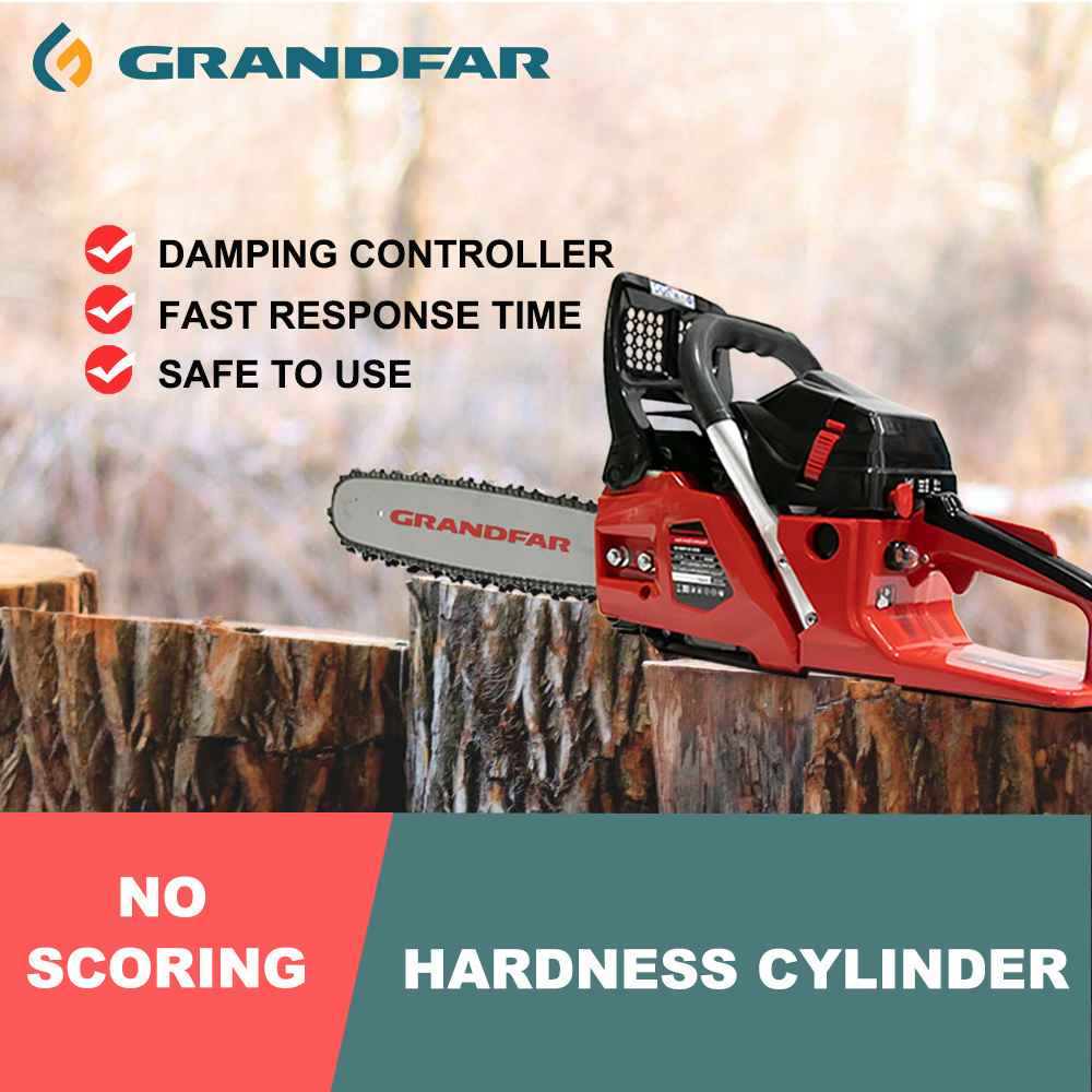 GRANDFAR 2300W Easy Start electric Long Chain Garden 54.5cc 18''inch Gasoline Chain Saw power tools Cheap Wood Cutter chainsaw