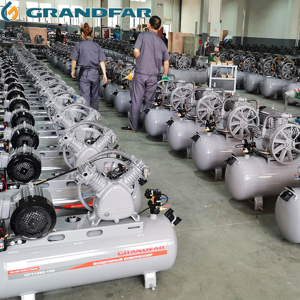 GFJ2070 Series 220V/380V 100L-500L 3HP-20HP Belt drive industrial cng air-compressors Portable de ar compressor pump