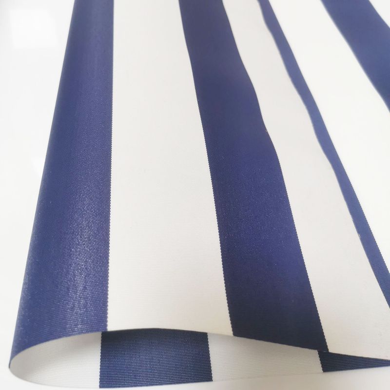 Black White Striped Outdoor Fabric Polyester Waterproof Upholstery Material For Cushion Gazebo Beach Tent Awnings Canopy