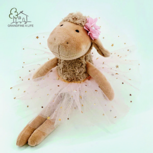 Grandfine Ballerina Lamb Plush Toy Direct Factory Wholesale Customize Sheep Stuffed Animal Soft Toys Baby gift Christmas gift