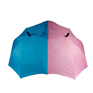 The New China Heart Shape Umbrella Double Shaft Rain Umbrella Love Rain Umbrella Wholesale