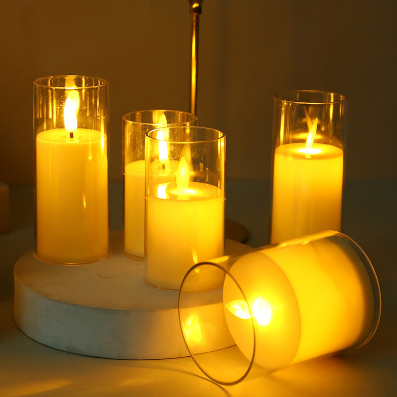 Warm White Battery Operated Tea Lights  Flameless With Battery