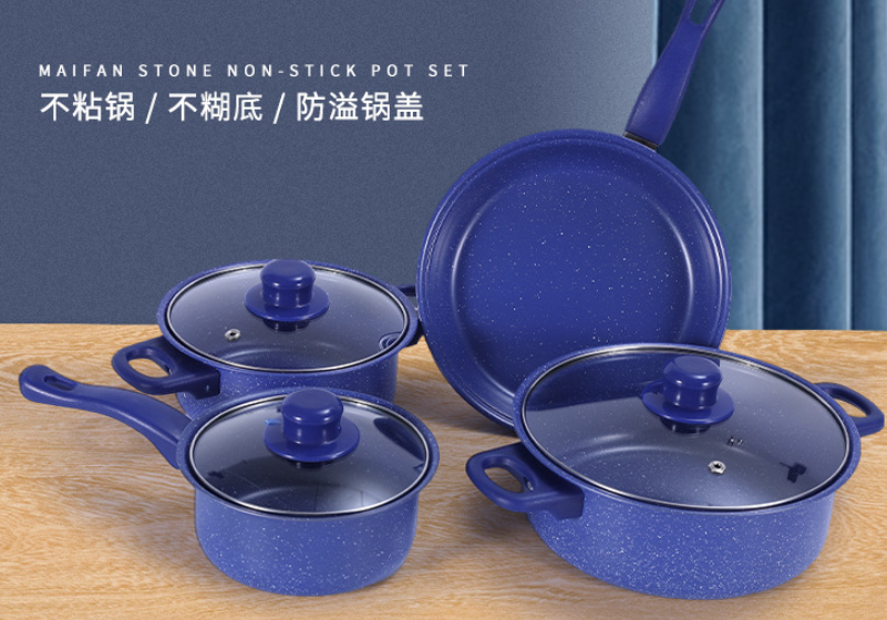 New Arrival 13-piece Set Non-Stick Pot And Pan Kitchen Cookware Multifunctional Pots Casserole