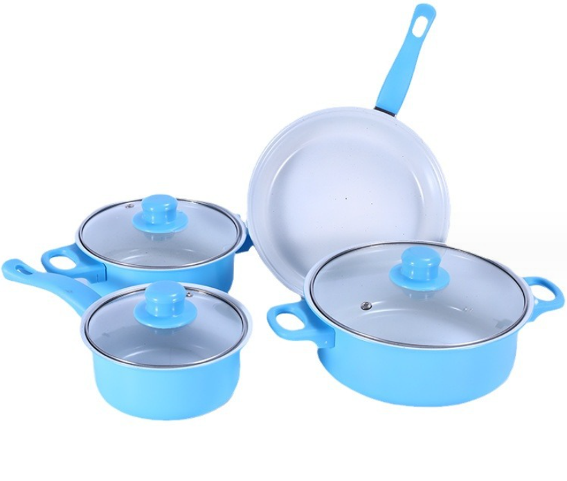 New Arrival 13-piece Set Non-Stick Pot And Pan Kitchen Cookware Multifunctional Pots Casserole