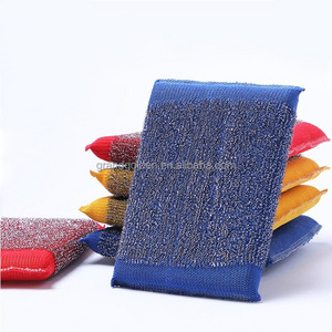 Cheap Price Factory Wholesale Kitchen Cleaning Nylon Stainless Steel Sponge Scrubber