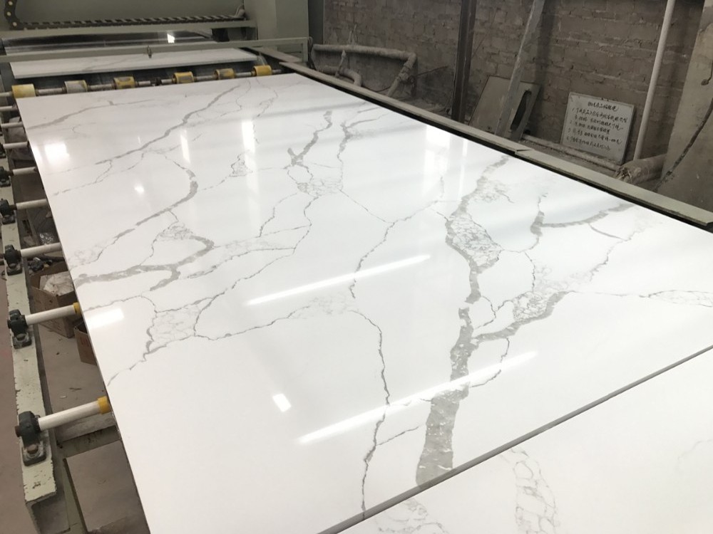 3200x1600 Carrara Countertops Calacatta Quartz Stone Table top Calacatta White artificial quartz large size quartz slabs