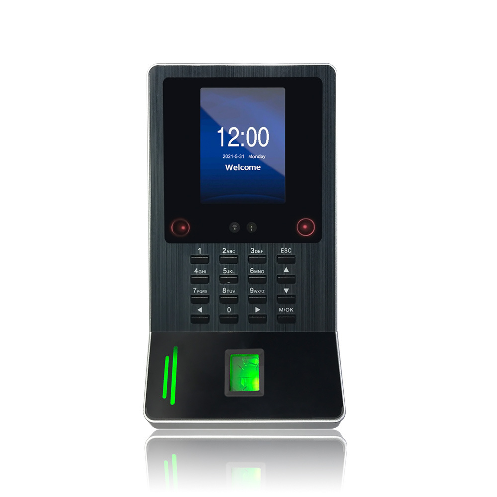 Biometric Time Attendance System With Face Time Recording And Fingerprint Reader