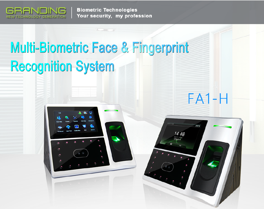 FA1-H Free SDK Face Identification Door Access Control Fingerprint Attendance Device With Web Attendance Management Software