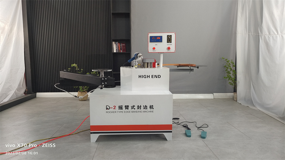 Woodworking machinery Heavy Duty Industry Manual Curve and Straight Edge Banding Machine with Radial Arm