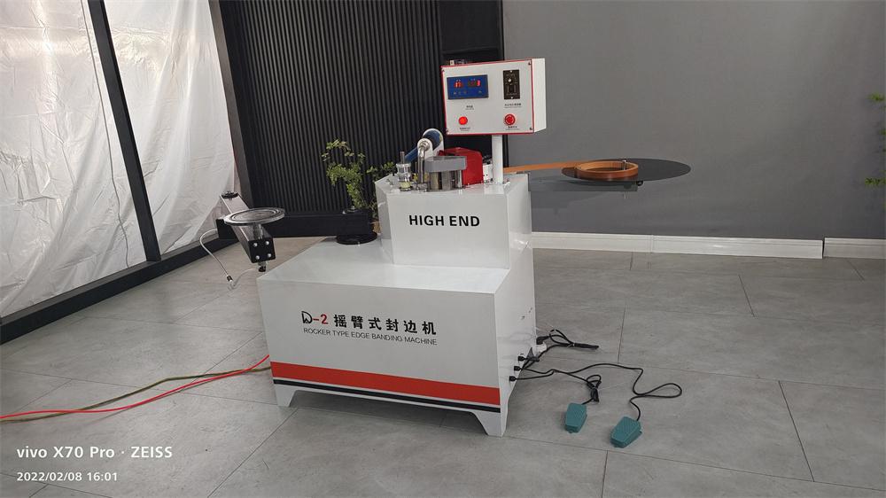 Woodworking machinery Heavy Duty Industry Manual Curve and Straight Edge Banding Machine with Radial Arm