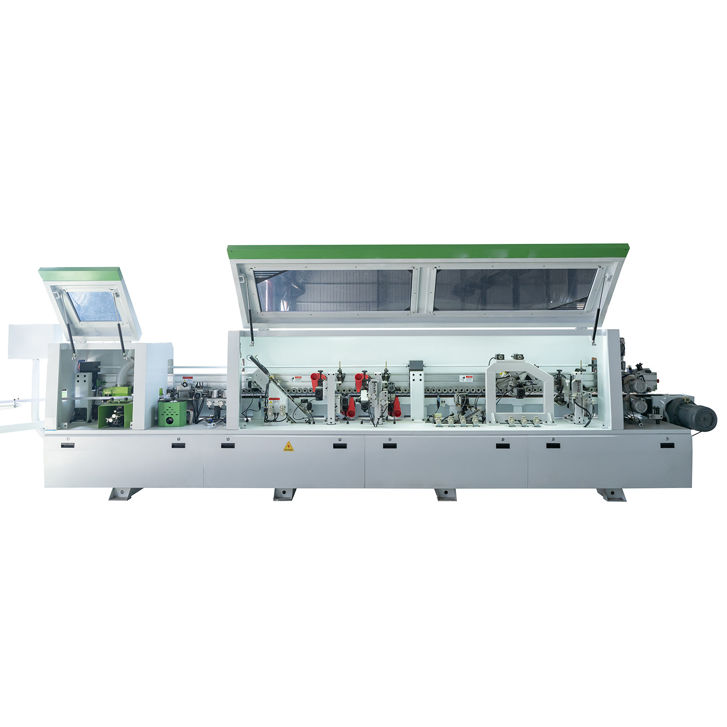 End Cutting and Fine Trim Automatic PVC and Acrylic Board Edge Banding Machine PVC Sealing Machine for MDF with Good Price