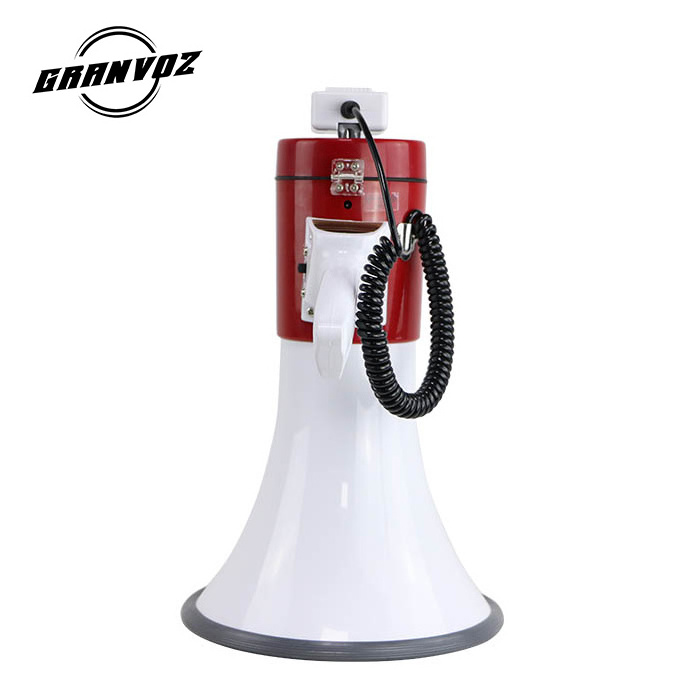 Megaphone Outdoor Wireless Alarm Siren Speaker Handheld Custom Battery Rechargeable 50W Big loudspeaker Megaphone