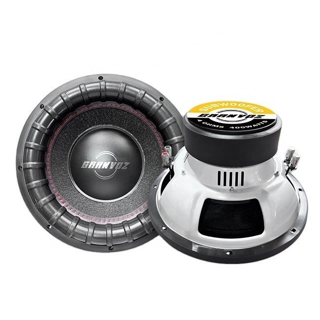 Sample ready  speaker supplier  12 inch  600W RMS  STEEL BASKET CAR SUBWOOFER