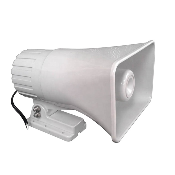 Plastic horn waterproof 8 ohm 30w  Megaphone Bull outdoor Horn Speakers