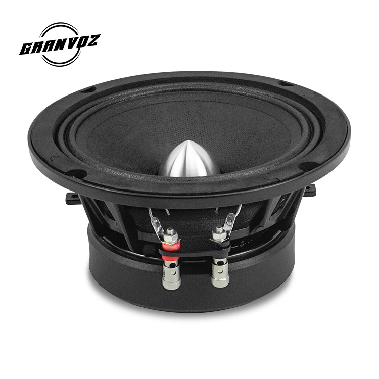 car midrange speaker  for 6.5 inch spl subwoofer with die cast aluminum basket speaker with bullet