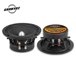 car midrange speaker  for 6.5 inch spl subwoofer with die cast aluminum basket speaker with bullet