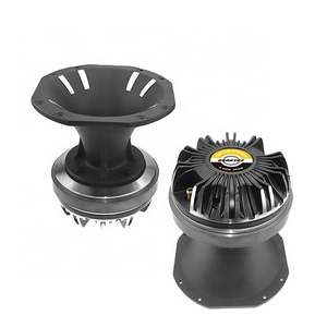 PRO 3" TITANIUM COMPRESSION DRIVER TWEETER WITH HORN DRIVER UNIT  1200 WATTS 2 inch THROAT   SPEAKER & HORN