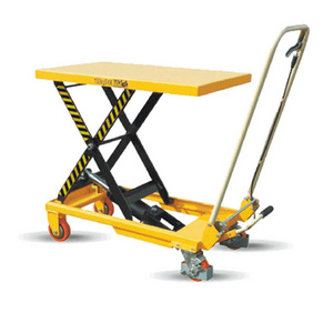 150kg 300kg 500kg 750kg 1000kg lifting hand hydraulic table truck