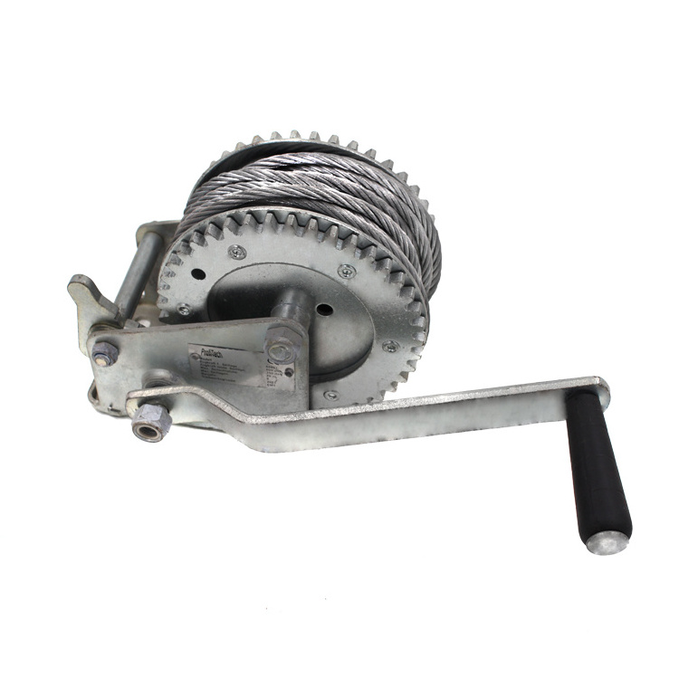 KC rotary manual operated boat winch hand winches