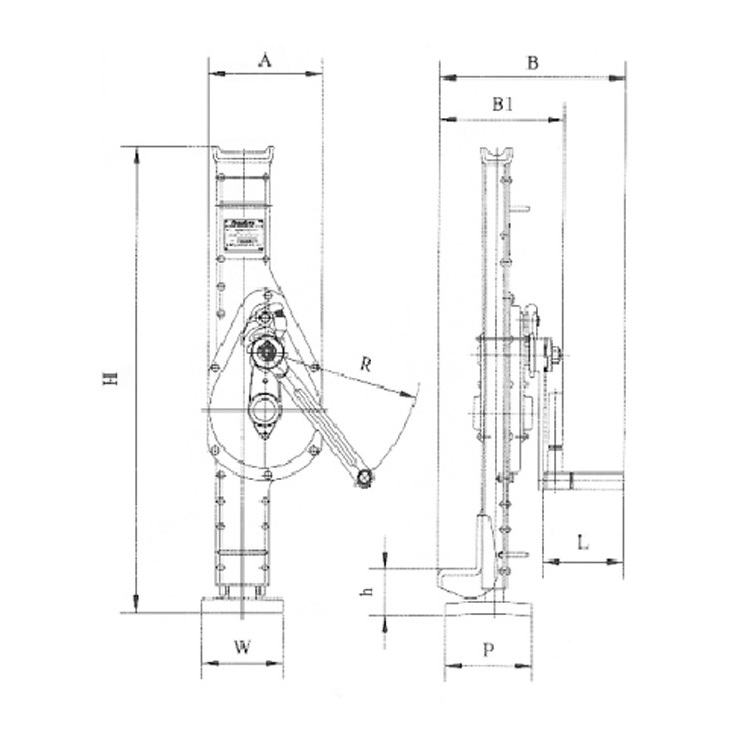 1.5ton 3ton 5ton 10ton 16ton 20ton mechanical steel lifting jack industrial