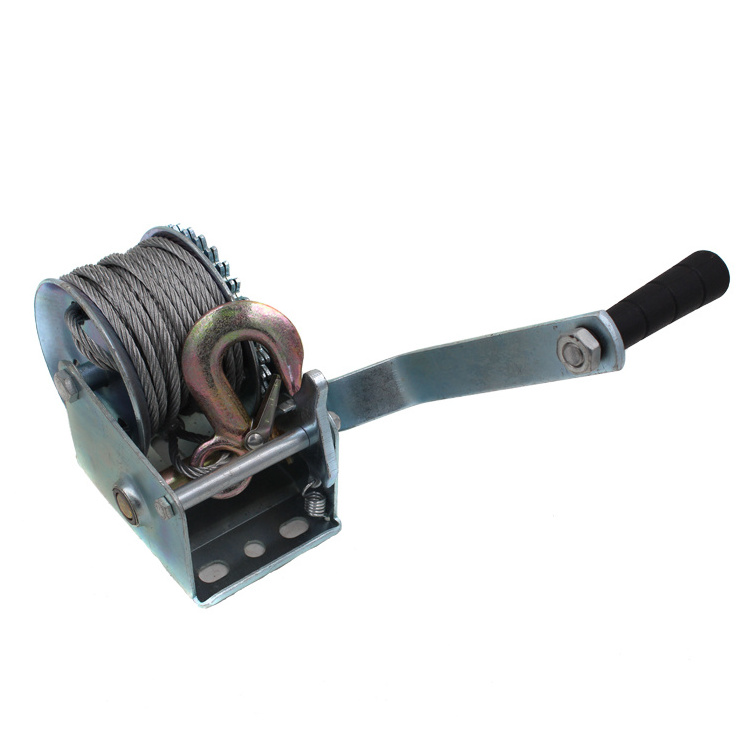 KC rotary manual operated boat winch hand winches