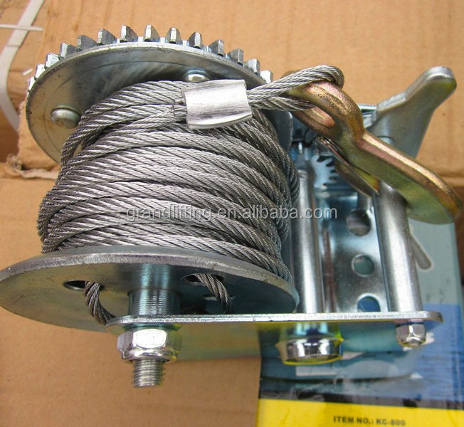 China 600lbs Manual Hand Winch,Portable Hand Winch