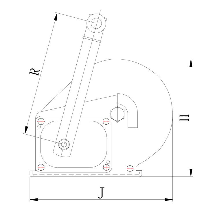 1200lbs 1800 lbs 2600lbs s. s 304 hand anchor winch manual