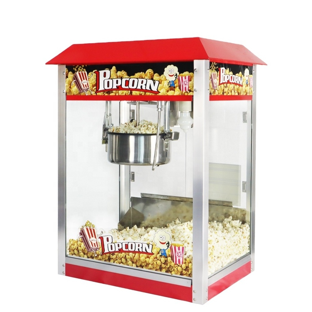 High efficiency metal caramel popcorn machine cinema  maker popcorn making machine