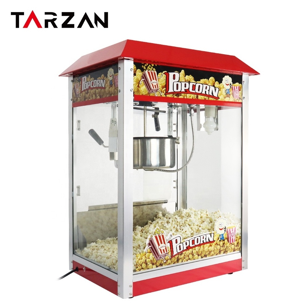 High efficiency metal caramel popcorn machine cinema  maker popcorn making machine